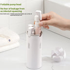 4‑in‑1 Travel Dispenser Bottle | Leak‑Proof Portable Toiletry Container