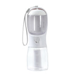 3‑in‑1 Dog Water Bottle | Leak‑Proof Pet Travel Cup with Food & Waste Bag Storage