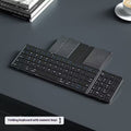 Folding Portable Keyboard with Touchpad – Compact Wireless Keyboard for Creators & Gamers